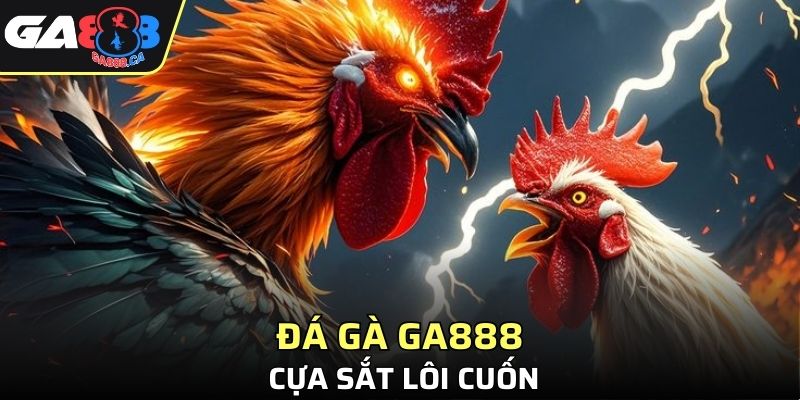 Đá gà GA888 cựa sắt lôi cuốn