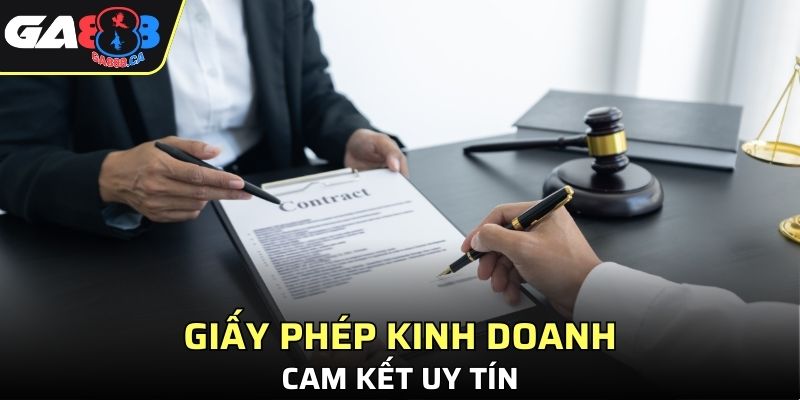 Giấy phép kinh doanh cam kết uy tín