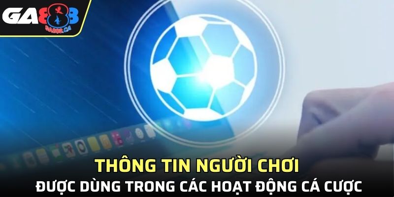 Thông tin người chơi được dùng trong các hoạt động cá cược